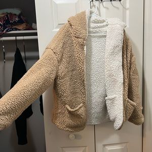 Fuzzy Sherpa jacket